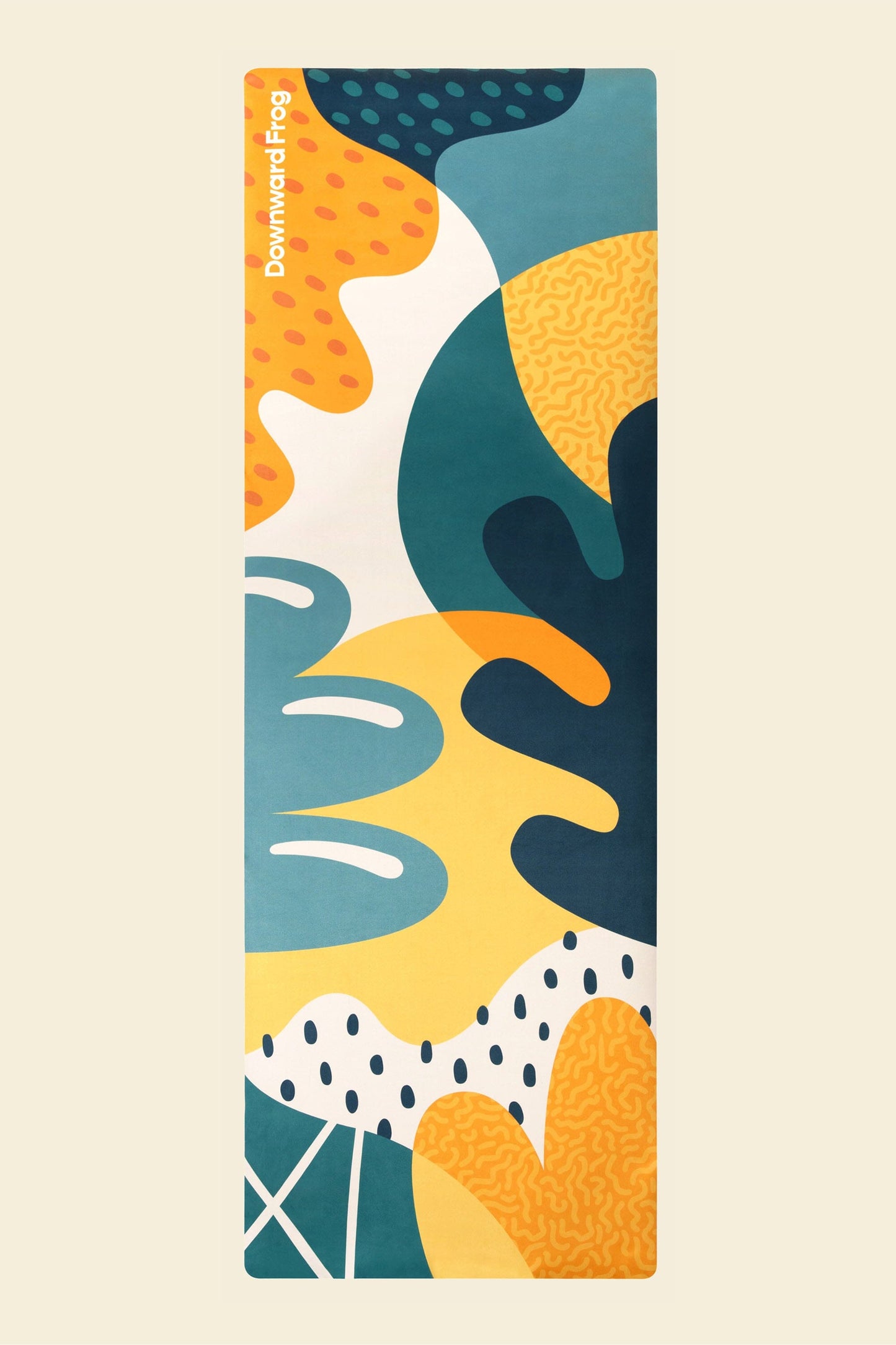 Fruit Salad Travel Yoga Mat downward-frog
