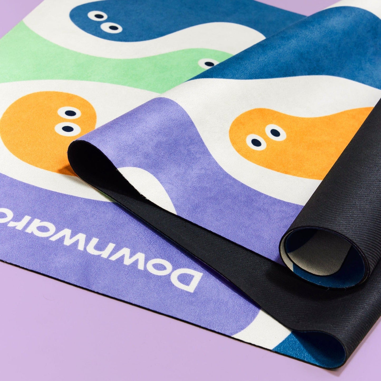 Wormlet (For Kids) Kids Yoga Mat Downward-Frog