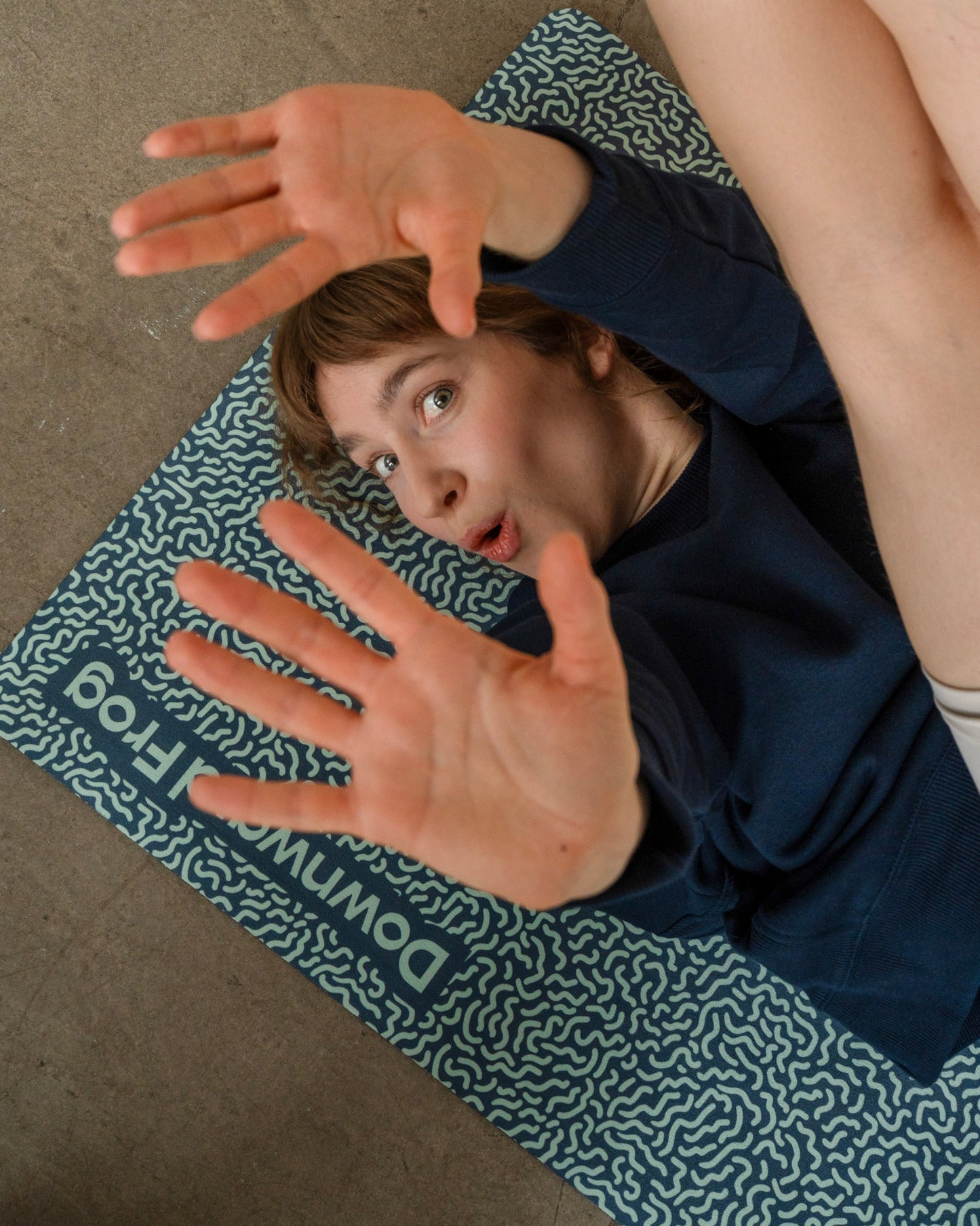 Whirly: Patterned Travel Yoga Mat
