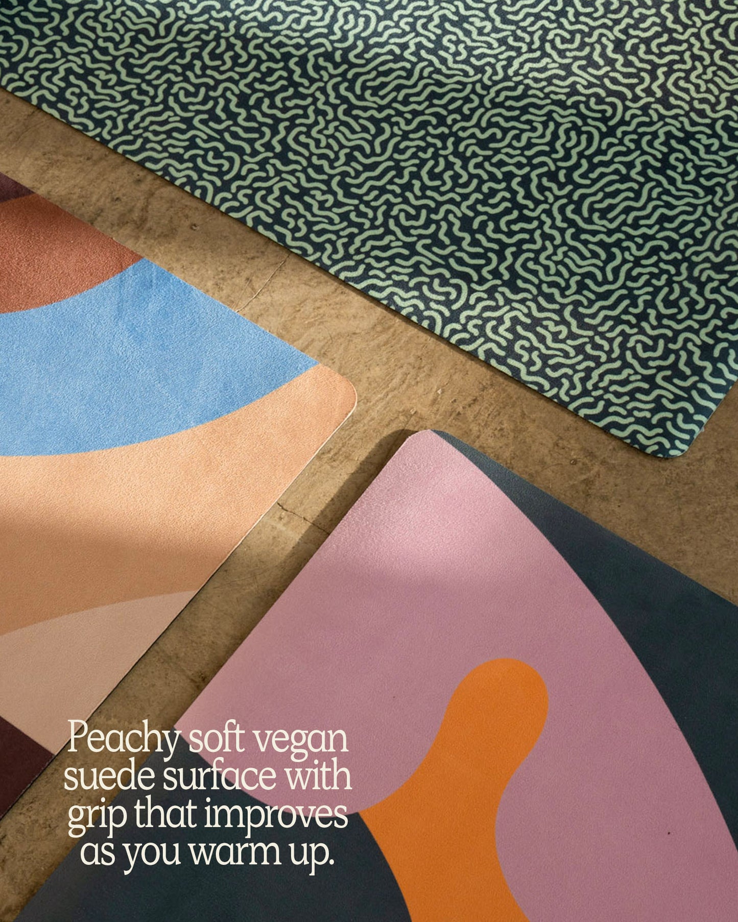 Whirly: Patterned Travel Yoga Mat