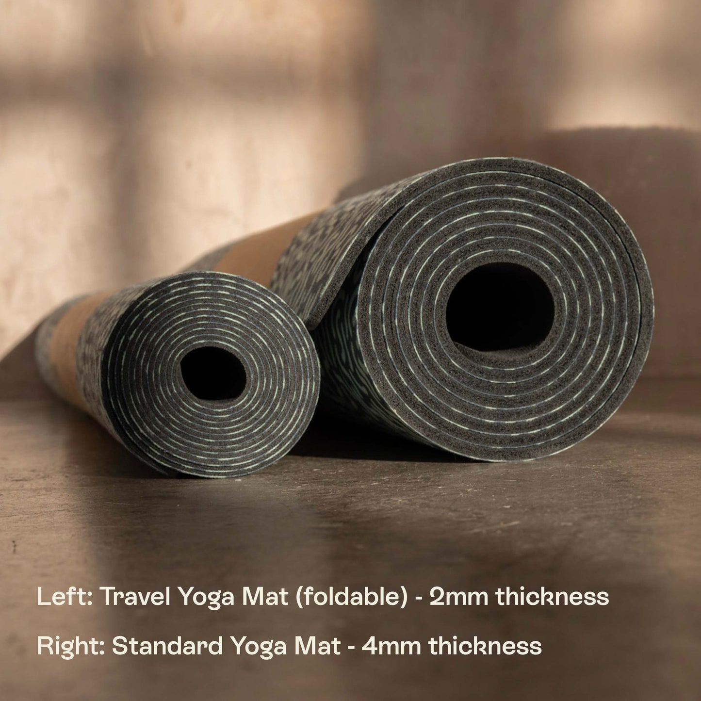 Whirly: Patterned Travel Yoga Mat