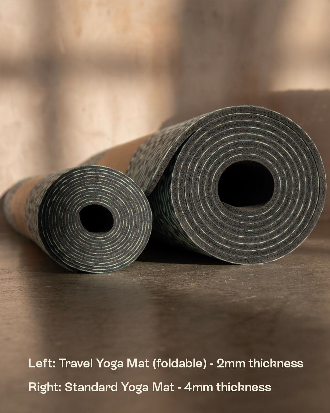 Whirly: Patterned Travel Yoga Mat